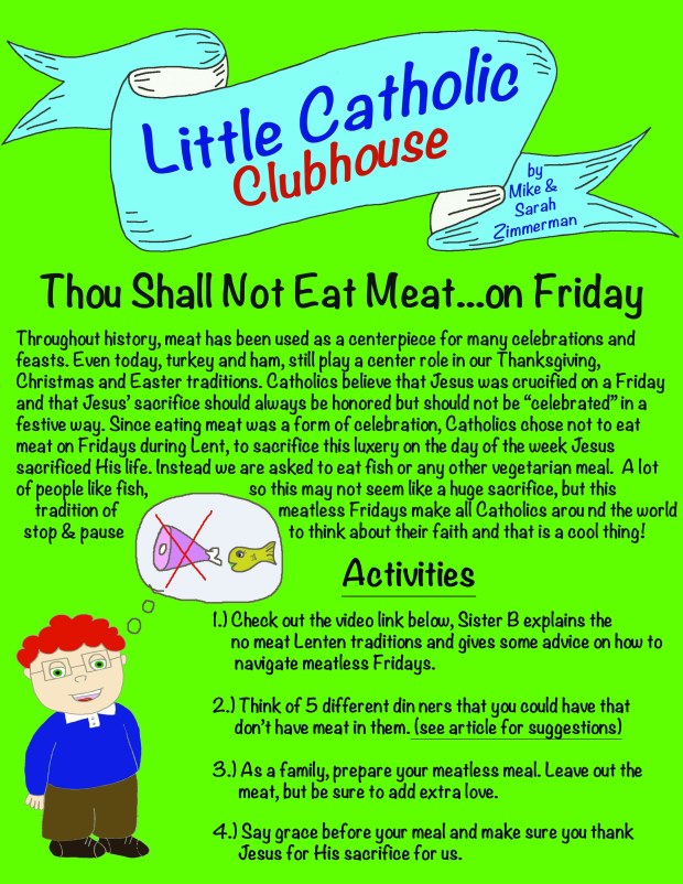 Day 3 Meatless Fridays