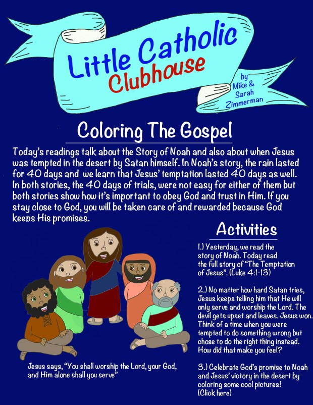 Day 5 Coloring the Gospel