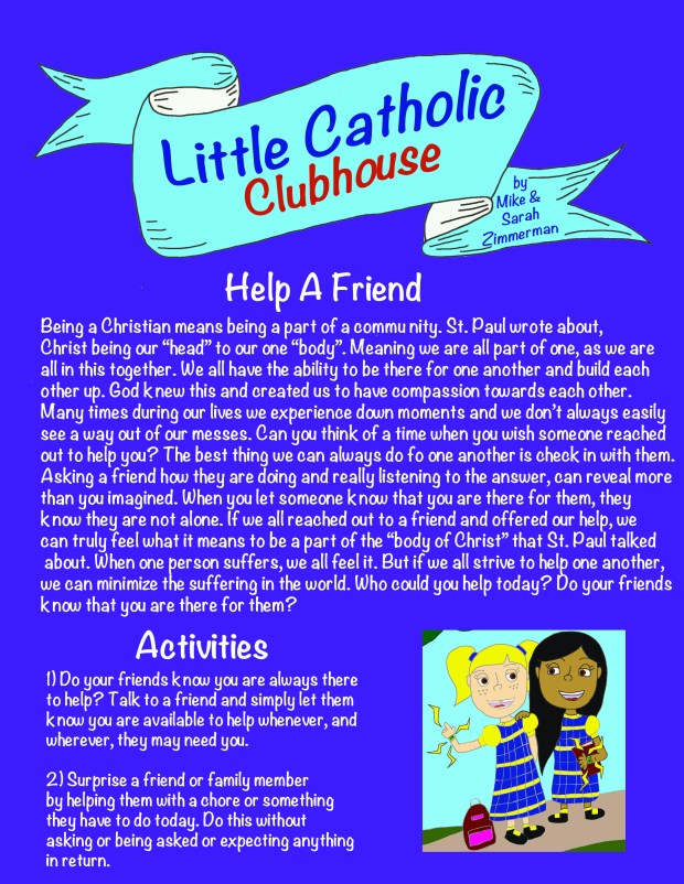 Day 29 Help A Friend