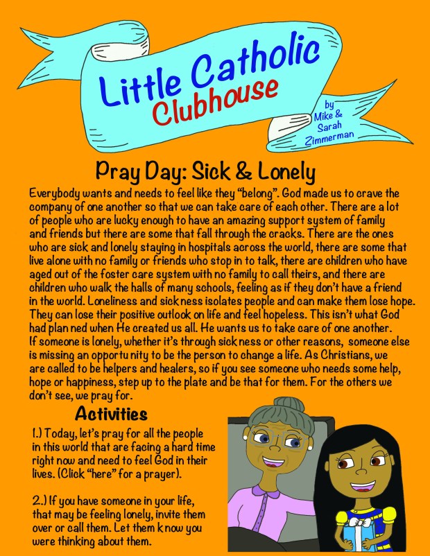 Day 30 Pray Day Sick &amp; Lonely