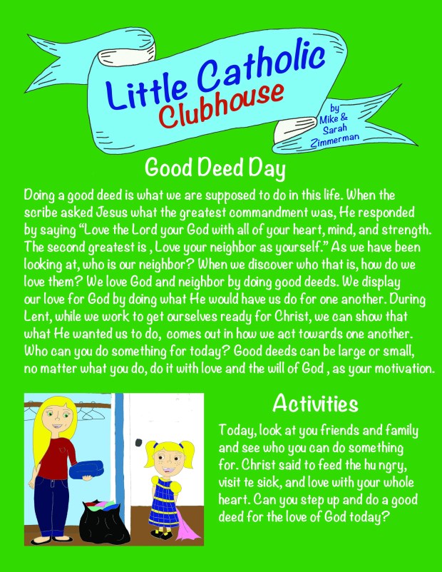 Day 34 Good Deed Day