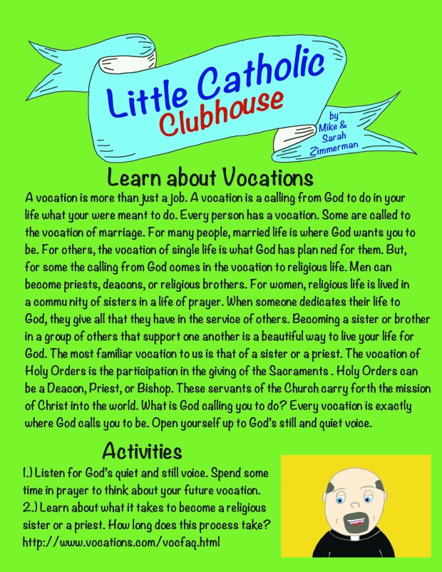 Day 40 Learn about vocations